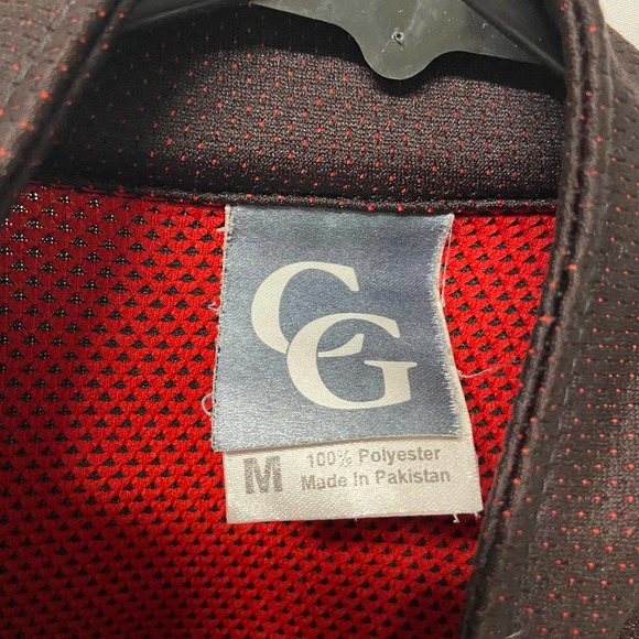 CG Pullover Jacket w/Zipper M Marron Brown Red - Picture 5 of 7